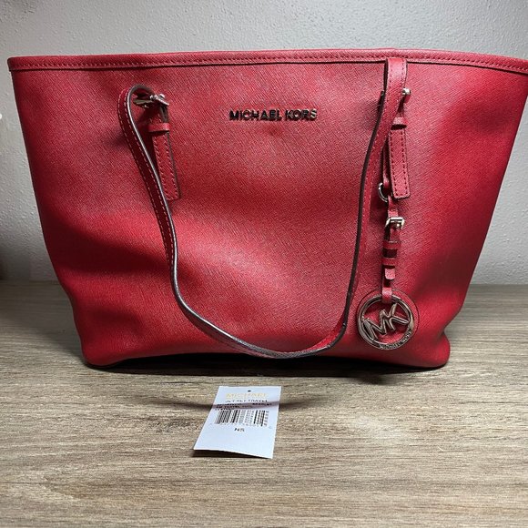 Michael Kors Handbags - Michael Kors Small Red Jetsetter